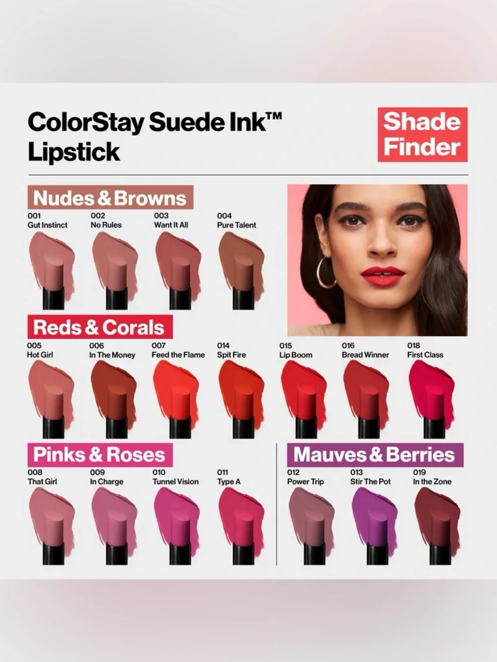 Revlon ColorStay Suede Ink Lipstick - Type A, NEW